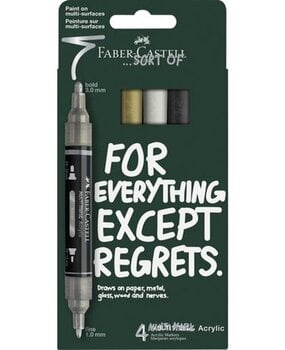 Faber Castell Multimark Acrylmarker Classics Karton Etui (4pcs) (FC-186010)