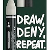 Faber Castell Multimark Acrylmarker Zwart/Wit Karton Etui (2pcs) (FC-186011)