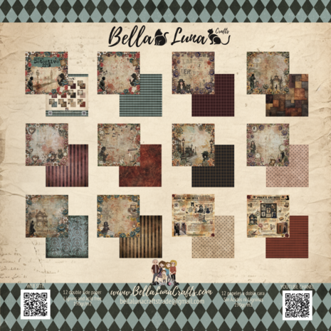 Bella Luna Crafts Detective 221B 12x12 Inch Collection Pack (BLC-0073) Bella Luna Crafts Detective 221B 12x12 Inch Collection Pack (BLC-0073)