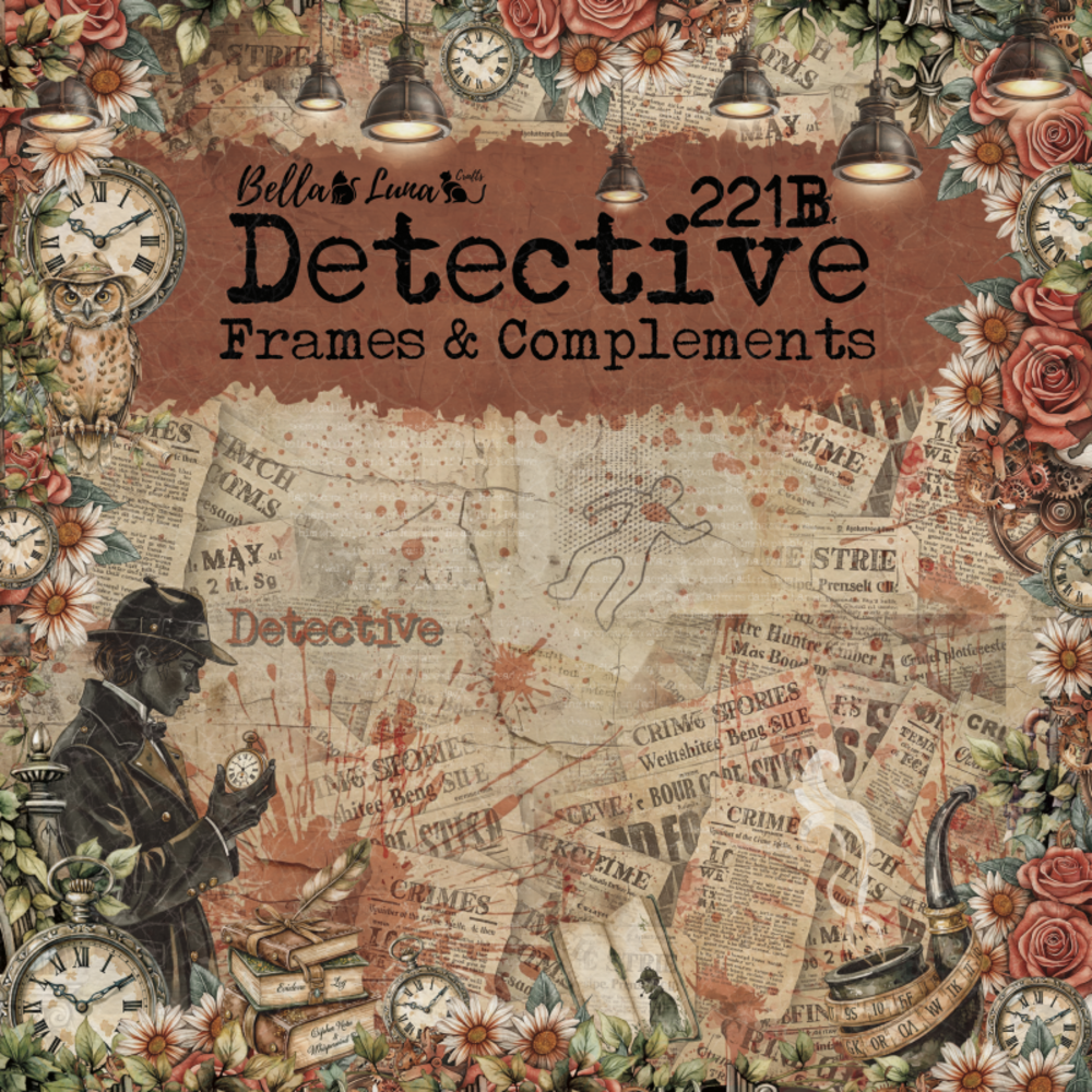 Bella Luna Crafts Detective 221B Frames and Complements 12x12 Inch Collection Pack (BLC-0074/M) Bella Luna Crafts Detective 221B Frames and Complements 12x12 Inch Collection Pack (BLC-0074/M)
