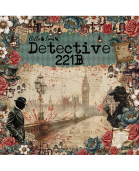 Bella Luna Crafts Detective 221B 8x8 Inch Collection Pack (BLC-0073/S) Bella Luna Crafts Detective 221B 8x8 Inch Collection Pack (BLC-0073/S)