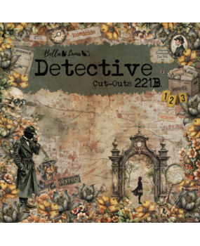 Bella Luna Crafts Detective 221B Cut Outs 8x8 Inch Collection Pack (BLC-0074/R) Bella Luna Crafts Detective 221B Cut Outs 8x8 Inch Collection Pack (BLC-0074/R)