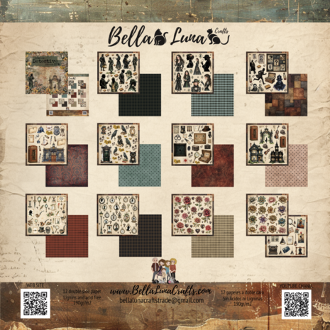 Bella Luna Crafts Detective 221B Cut Outs 8x8 Inch Collection Pack (BLC-0074/R) Bella Luna Crafts Detective 221B Cut Outs 8x8 Inch Collection Pack (BLC-0074/R)