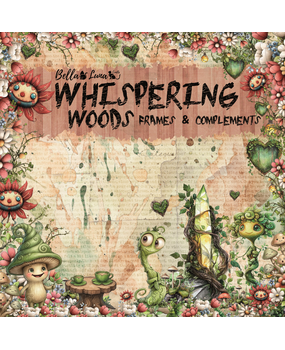 Bella Luna Crafts Whispering Woods Frames and Complements 12x12 Inch Collection Pack (BLC-0076/M) Bella Luna Crafts Whispering Woods Frames and Complements 12x12 Inch Collection Pack (BLC-0076/M)