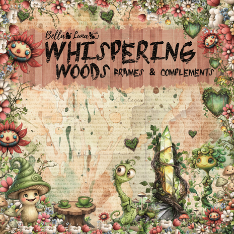 Bella Luna Crafts Whispering Woods Frames and Complements 12x12 Inch Collection Pack (BLC-0076/M) Bella Luna Crafts Whispering Woods Frames and Complements 12x12 Inch Collection Pack (BLC-0076/M)