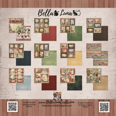 Bella Luna Crafts Whispering Woods Frames and Complements 12x12 Inch Collection Pack (BLC-0076/M) Bella Luna Crafts Whispering Woods Frames and Complements 12x12 Inch Collection Pack (BLC-0076/M)