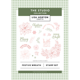 Lisa Horton Crafts The Studio Stamp Set Festive Wreath (LHCCS105)