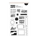 Hero Arts Beary Sweet Holiday Clear Stamp Set Candy Wrappers (CM880)