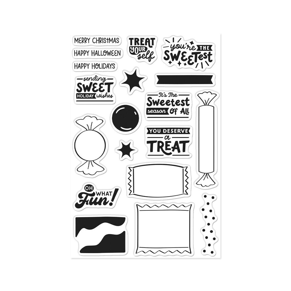 Hero Arts PRE-ORDER Beary Sweet Holiday Clear Stamp Set Candy Wrappers (CM880) Hero Arts PRE-ORDER Beary Sweet Holiday Clear Stamp Set Candy Wrappers (CM880)