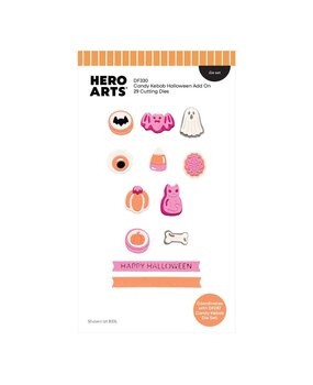 Hero Arts Beary Sweet Holiday Die Set Candy Kebob Halloween Add On (DF330) Hero Arts Beary Sweet Holiday Die Set Candy Kebob Halloween Add On (DF330)