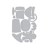 Hero Arts PRE-ORDER Beary Sweet Holiday Die Set Bear Hugs Holiday Accessories (DF331)