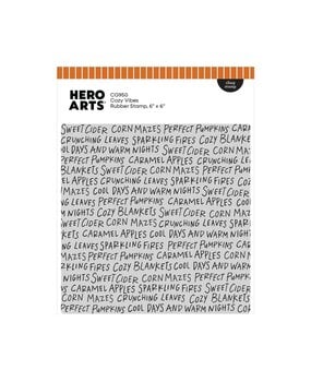 Hero Arts PRE-ORDER Cozy Season Cling Stamp Cozy Vibes (CG950) Hero Arts PRE-ORDER Cozy Season Cling Stamp Cozy Vibes (CG950)