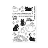 Hero Arts PRE-ORDER Cozy Season Clear Stamp Set Hide and Peek (CM882)
