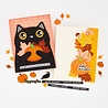 Hero Arts PRE-ORDER Cozy Season Clear Stamp Set Hide and Peek (CM882)