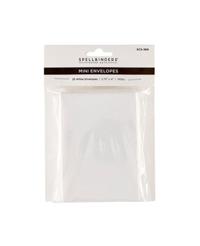 Spellbinders Mini Envelopes White (25pcs) (SCS-369)
