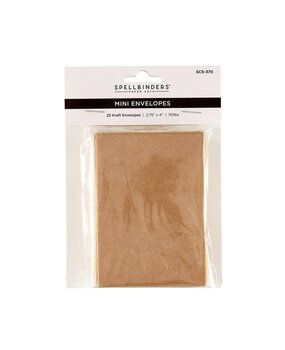 Spellbinders Mini Envelopes Kraft (25pcs) (SCS-370)