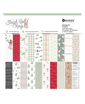 Spellbinders Sleigh Bells Ring 6x6 Inch Paper Pad (169394) Spellbinders Sleigh Bells Ring 6x6 Inch Paper Pad (169394)