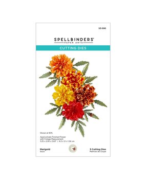 Spellbinders The Cottage Garden Marigold Dies (S3-590) Spellbinders The Cottage Garden Marigold Dies (S3-590)