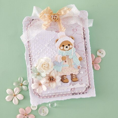 Spellbinders PRE-ORDER Christmas Blush Bundled Up Winter Bear Dies (S4-1568) Spellbinders PRE-ORDER Christmas Blush Bundled Up Winter Bear Dies (S4-1568)