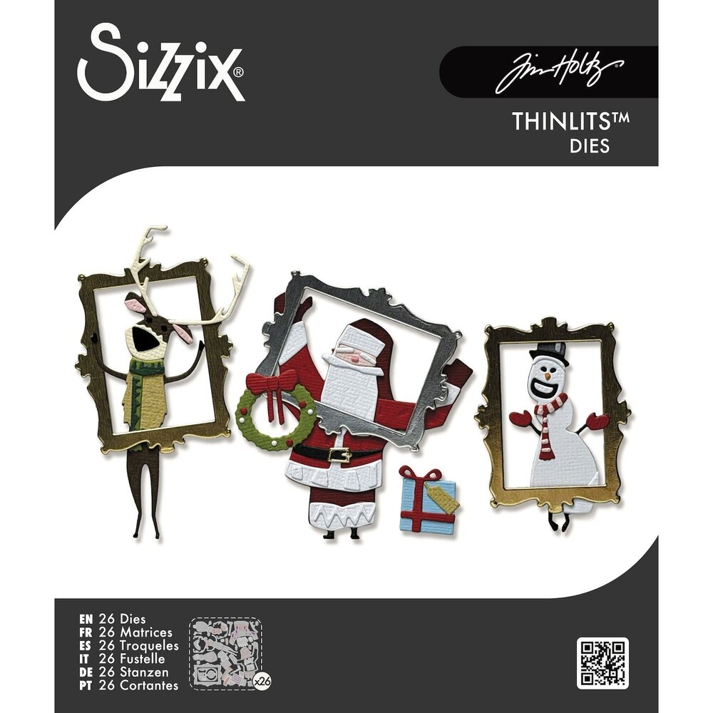 Sizzix PRE-ORDER Thinlits Die Set Vault Papercut Christmas by Tim Holtz (667256) Sizzix PRE-ORDER Thinlits Die Set Vault Papercut Christmas by Tim Holtz (667256)