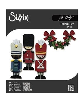 Sizzix PRE-ORDER Thinlits Die Set Vault Yuletide Harvey by Tim Holtz (667255) Sizzix PRE-ORDER Thinlits Die Set Vault Yuletide Harvey by Tim Holtz (667255)