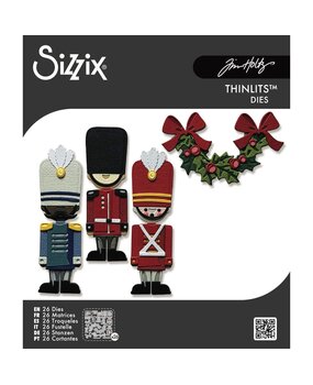 Sizzix Thinlits Die Set Vault Yuletide Harvey by Tim Holtz (667255) Sizzix Thinlits Die Set Vault Yuletide Harvey by Tim Holtz (667255)