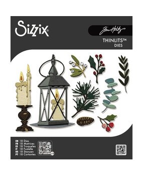 Sizzix Thinlits Die Set Vault Winter Candlelight by Tim Holtz (667254) Sizzix Thinlits Die Set Vault Winter Candlelight by Tim Holtz (667254)