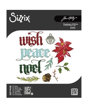 Sizzix Thinlits Die Set Vault Holiday Classic by Tim Holtz (666716) Sizzix Thinlits Die Set Vault Holiday Classic by Tim Holtz (666716)