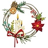Sizzix PRE-ORDER Thinlits Die Set Vault Festive Wreath by Tim Holtz (666715) Sizzix PRE-ORDER Thinlits Die Set Vault Festive Wreath by Tim Holtz (666715)