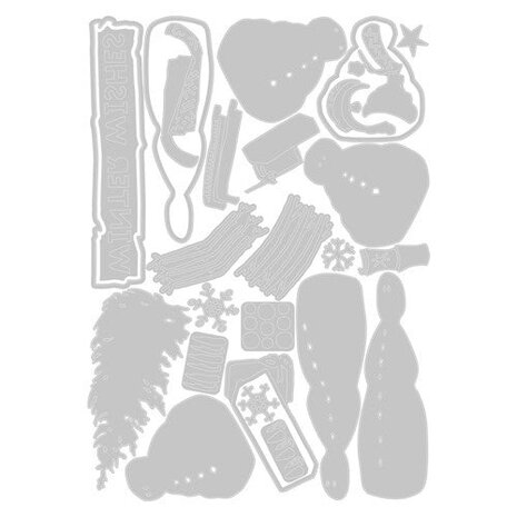 Sizzix PRE-ORDER Thinlits Die Set Twig & Stump by Tim Holtz (666072) Sizzix PRE-ORDER Thinlits Die Set Twig & Stump by Tim Holtz (666072)