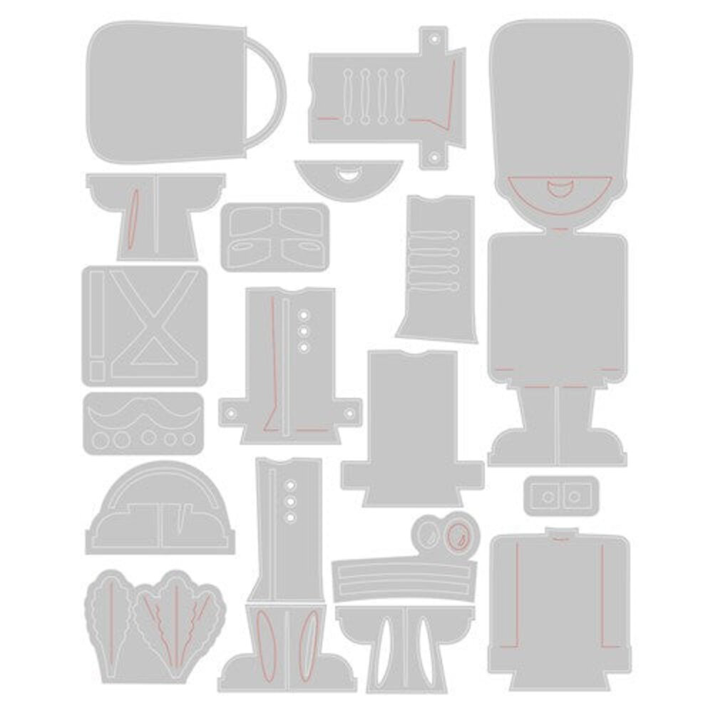 Sizzix PRE-ORDER Thinlits Die Set Harvey Colorize by Tim Holtz (666066) Sizzix PRE-ORDER Thinlits Die Set Harvey Colorize by Tim Holtz (666066)