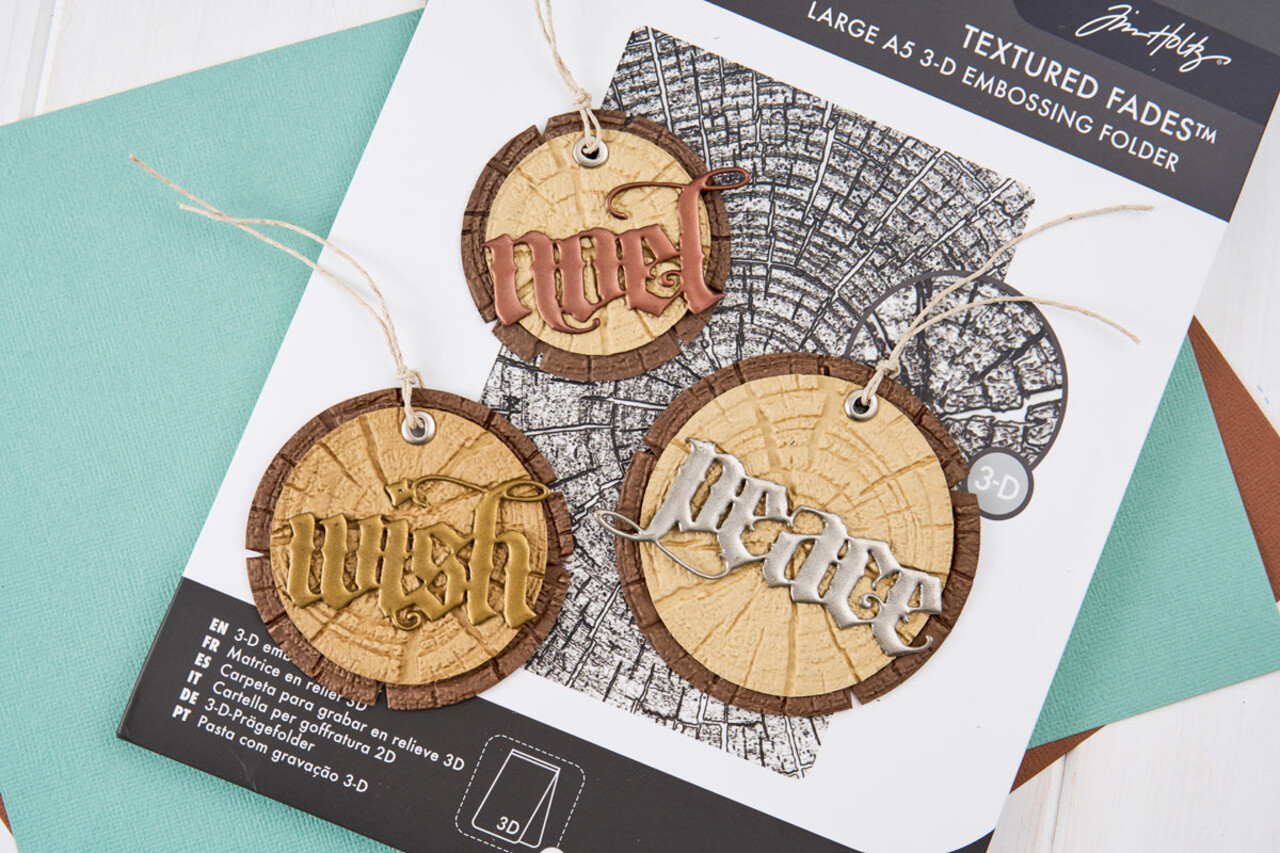 Sizzix PRE-ORDER 3D Embossing Folder A5 Tree Rings by Tim Holtz (667258) Sizzix PRE-ORDER 3D Embossing Folder A5 Tree Rings by Tim Holtz (667258)