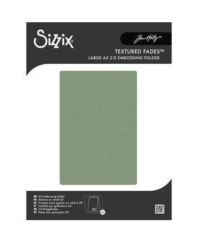 Sizzix PRE-ORDER 2D Texture Fades A5 Embossing Folder Vault Dots by Tim Holtz (667253) Sizzix PRE-ORDER 2D Texture Fades A5 Embossing Folder Vault Dots by Tim Holtz (667253)