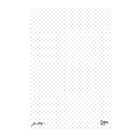 Sizzix PRE-ORDER 2D Texture Fades A5 Embossing Folder Vault Dots by Tim Holtz (667253) Sizzix PRE-ORDER 2D Texture Fades A5 Embossing Folder Vault Dots by Tim Holtz (667253)