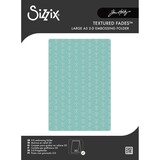 Sizzix 2D Texture Fades A5 Embossing Folder Vault Snowflakes #3 by Tim Holtz (667251)