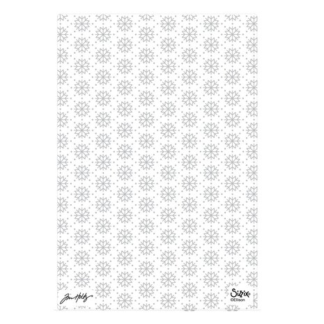 Sizzix PRE-ORDER 2D Texture Fades A5 Embossing Folder Vault Snowflakes #3 by Tim Holtz (667251) Sizzix PRE-ORDER 2D Texture Fades A5 Embossing Folder Vault Snowflakes #3 by Tim Holtz (667251)
