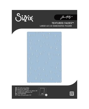 Sizzix 2D Texture Fades A5 Embossing Folder Vault Sparkle Stars by Tim Holtz (667250) Sizzix 2D Texture Fades A5 Embossing Folder Vault Sparkle Stars by Tim Holtz (667250)