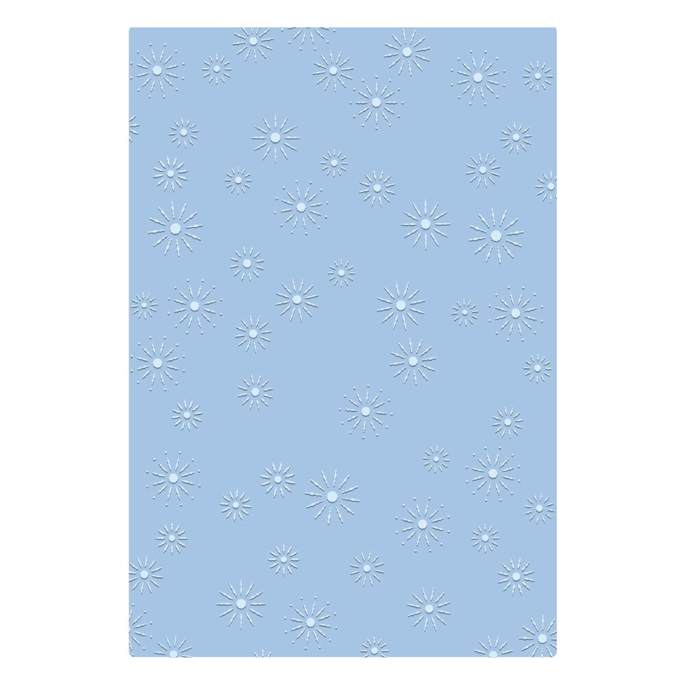 Sizzix PRE-ORDER 2D Texture Fades A5 Embossing Folder Vault Sparkle Stars by Tim Holtz (667250) Sizzix PRE-ORDER 2D Texture Fades A5 Embossing Folder Vault Sparkle Stars by Tim Holtz (667250)