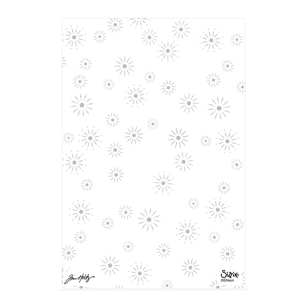 Sizzix PRE-ORDER 2D Texture Fades A5 Embossing Folder Vault Sparkle Stars by Tim Holtz (667250) Sizzix PRE-ORDER 2D Texture Fades A5 Embossing Folder Vault Sparkle Stars by Tim Holtz (667250)