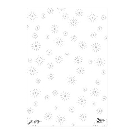 Sizzix PRE-ORDER 2D Texture Fades A5 Embossing Folder Vault Sparkle Stars by Tim Holtz (667250) Sizzix PRE-ORDER 2D Texture Fades A5 Embossing Folder Vault Sparkle Stars by Tim Holtz (667250)