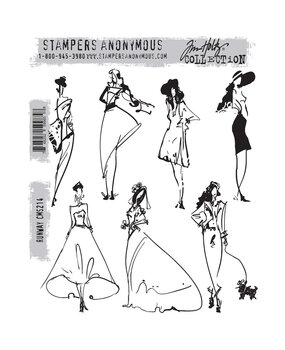 Stampers Anonymous Cling Stamps Runway (CMS214) Stampers Anonymous Cling Stamps Runway (CMS214)