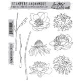 Stampers Anonymous Cling Stamps Flower Garden (CMS215)