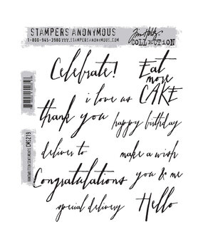 Stampers Anonymous Cling Stamps Handwritten Sentiments (CMS219) Stampers Anonymous Cling Stamps Handwritten Sentiments (CMS219)