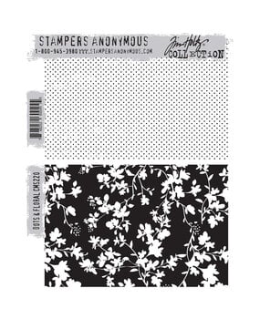 Stampers Anonymous Cling Stamps Dots & Floral (CMS220) Stampers Anonymous Cling Stamps Dots & Floral (CMS220)