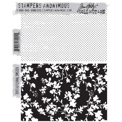Stampers Anonymous Cling Stamps Dots & Floral (CMS220) Stampers Anonymous Cling Stamps Dots & Floral (CMS220)