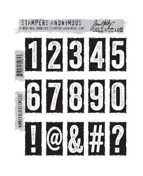 Stampers Anonymous Cling Stamps Number Blocks (CMS222) Stampers Anonymous Cling Stamps Number Blocks (CMS222)