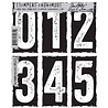 Stampers Anonymous Cling Stamps Big Number Blocks (CMS223) Stampers Anonymous Cling Stamps Big Number Blocks (CMS223)
