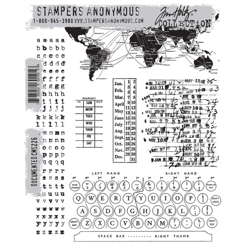 Stampers Anonymous Cling Stamps Documented (CMS226) Stampers Anonymous Cling Stamps Documented (CMS226)