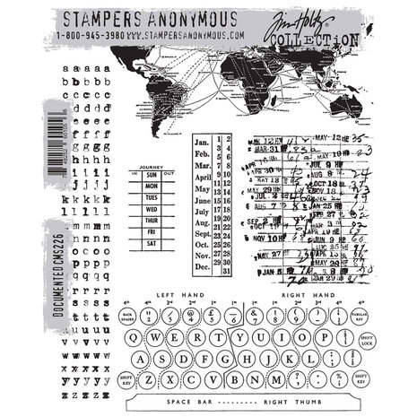 Stampers Anonymous Cling Stamps Documented (CMS226) Stampers Anonymous Cling Stamps Documented (CMS226)