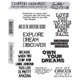 Stampers Anonymous Cling Stamps Life Quotes (CMS227)
